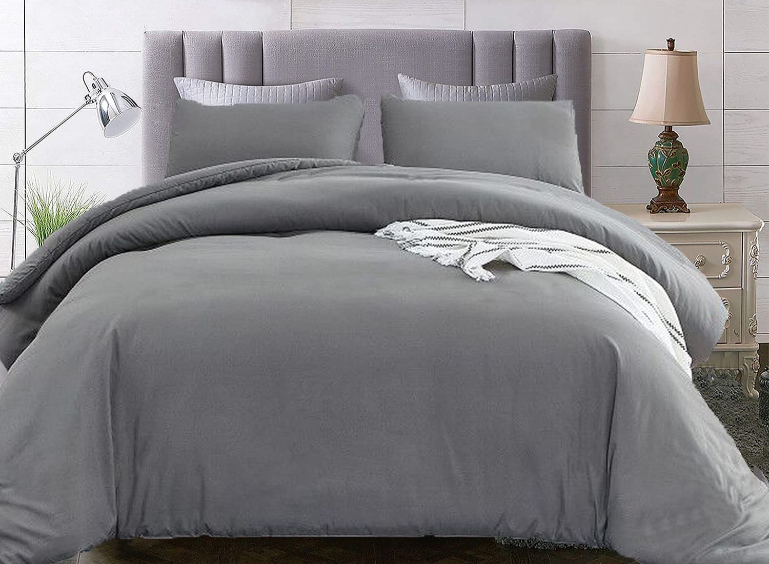 Best Gray Comforter Sets Of 2023 - American Cowboy Reviews